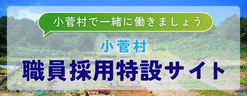 小菅村役場採用特設サイト